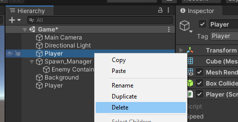 Delete 3D Player